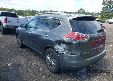 2015 Nissan Rogue Sl из США, поврежденный, VIN 5N1AT2MVXFC807335